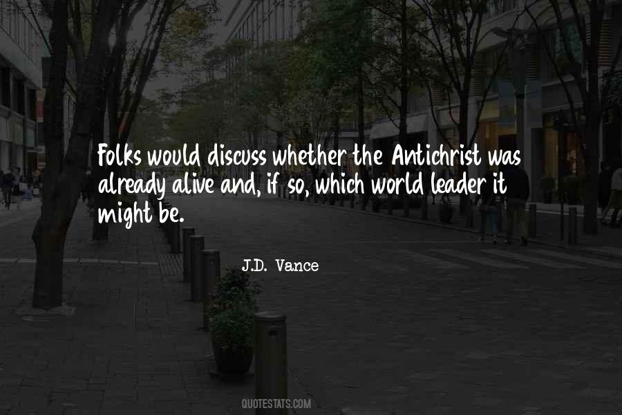 Vance Quotes #101556