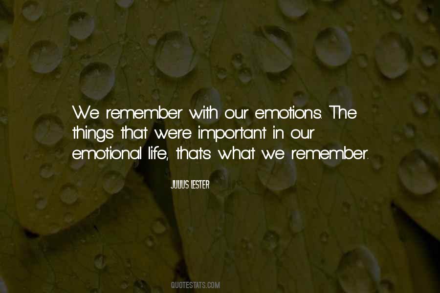 Quotes About Life Emotions #291649