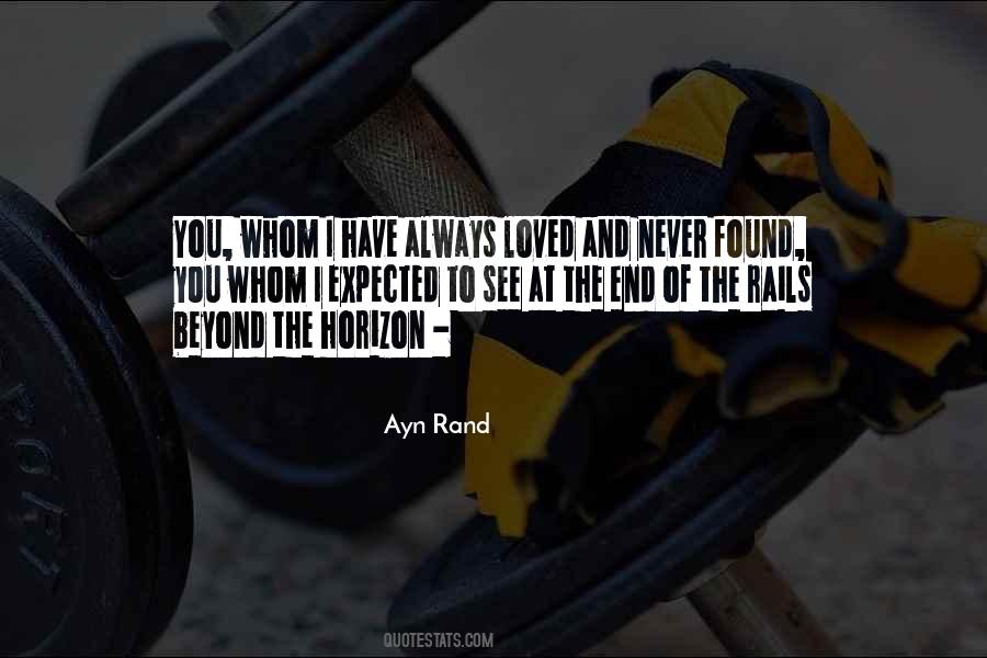 Quotes About Beyond The Horizon #500852