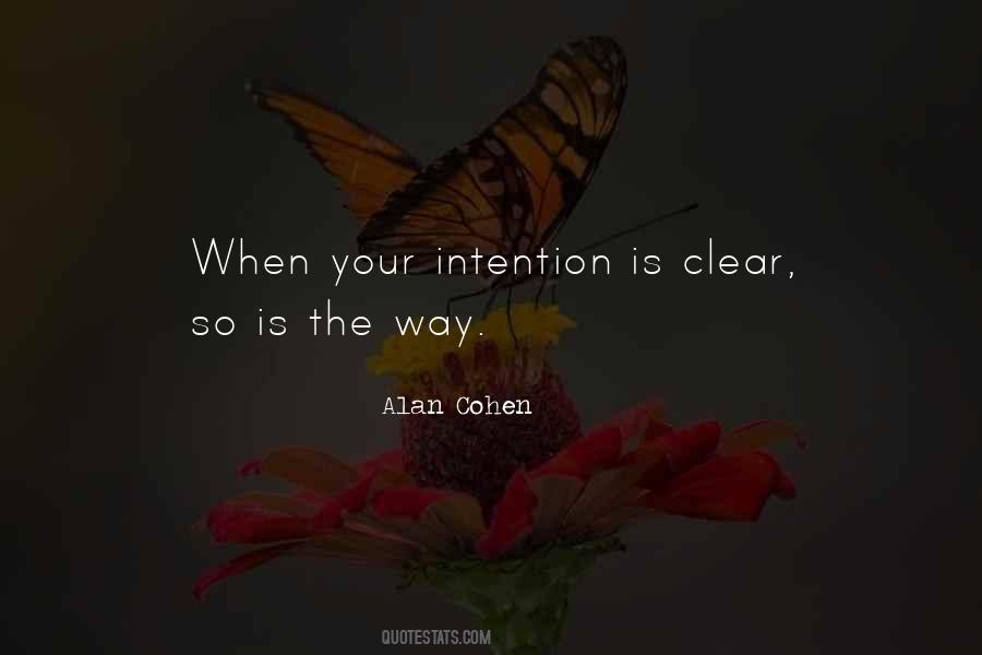 Quotes About Intention #1831910