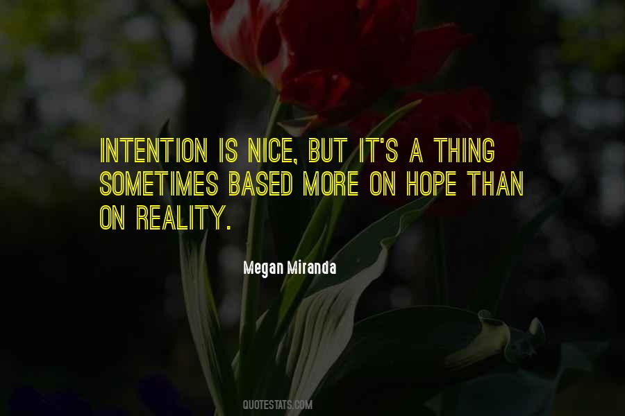 Quotes About Intention #64117
