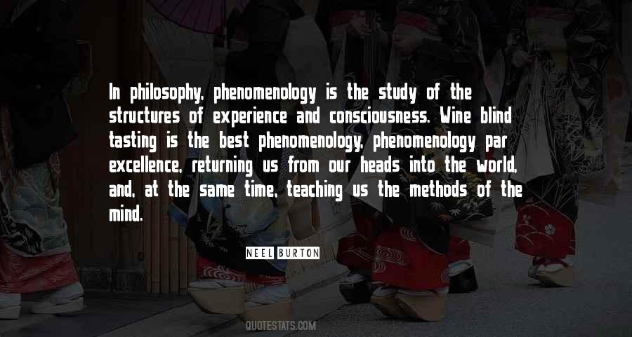 Quotes About Phenomenology #570042