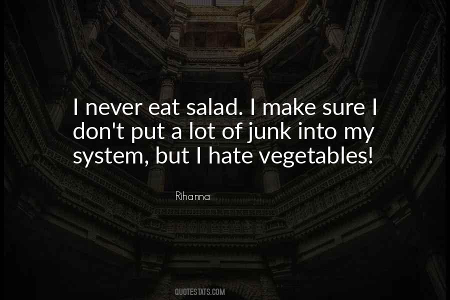 Vegetables Salad Quotes #813179