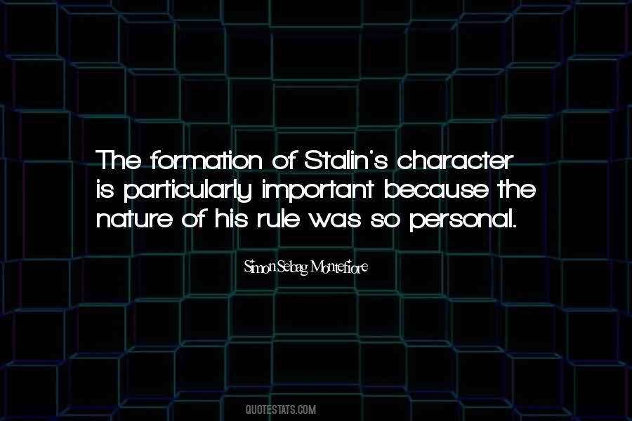 Quotes About Character Formation #1202906
