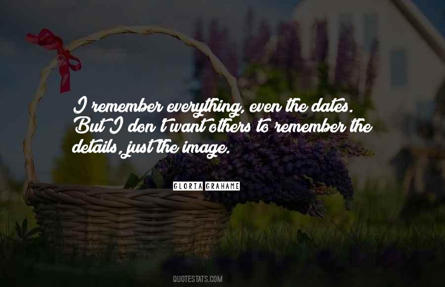 Quotes About Dates To Remember #977989