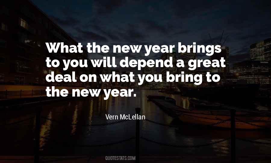 Vern Mclellan New Year Quotes #1338016
