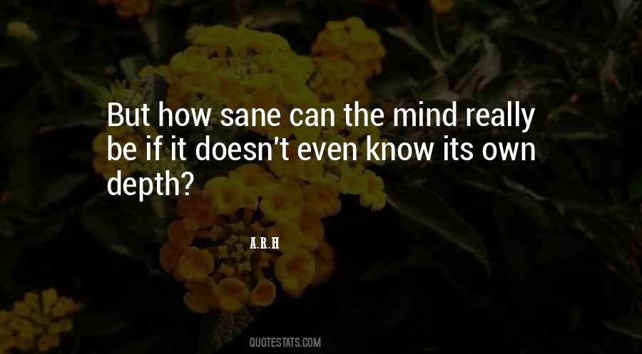 Very Deep Thoughts Quotes #133364