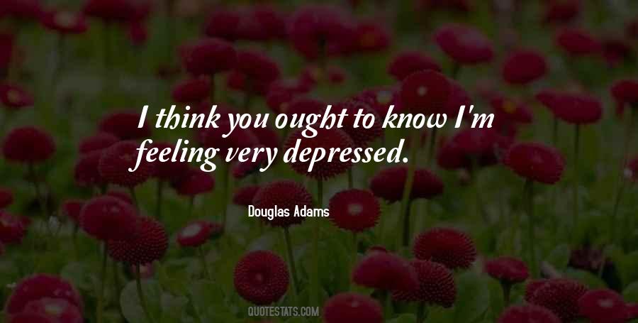 Very Depressed Quotes #944210