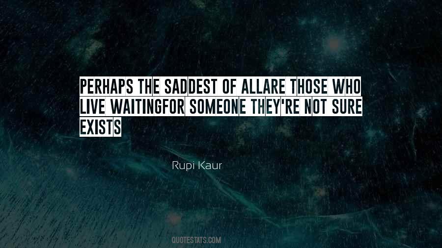 Very Saddest Quotes #140045