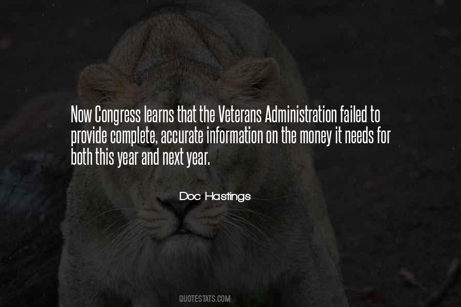 Veterans Administration Quotes #912249