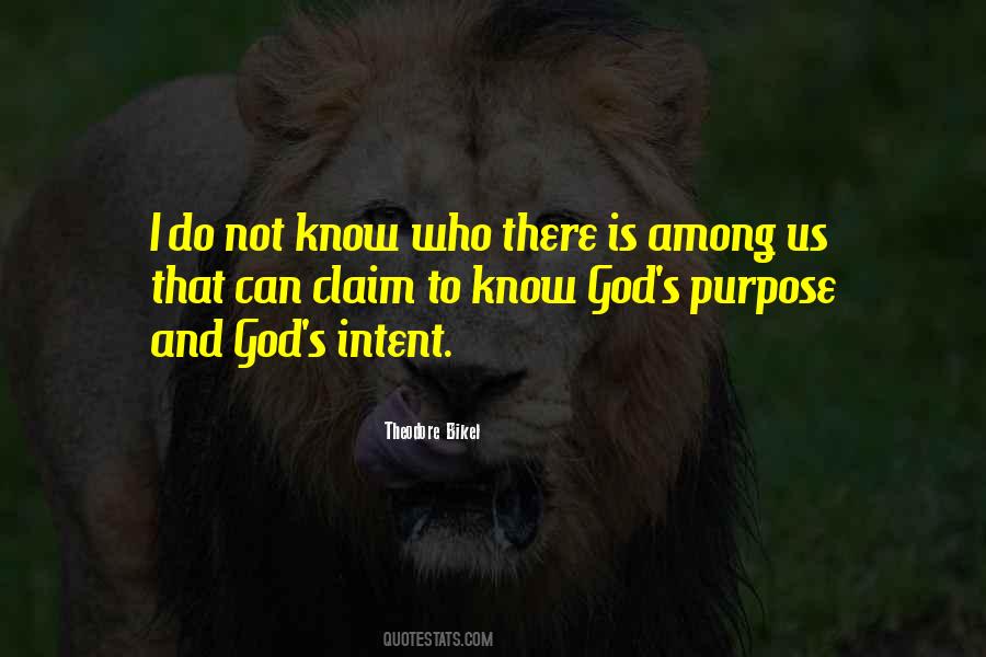 Quotes About Purpose And God #1593207
