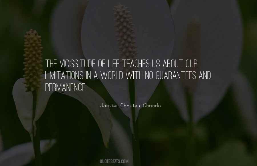 Vicissitude Of Life Quotes #65626