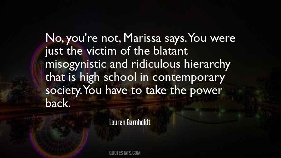 Victim Of Society Quotes #1609572