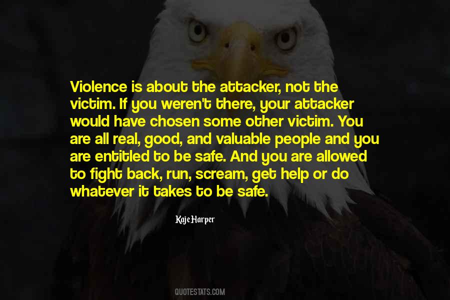 Victim Of Violence Quotes #210229