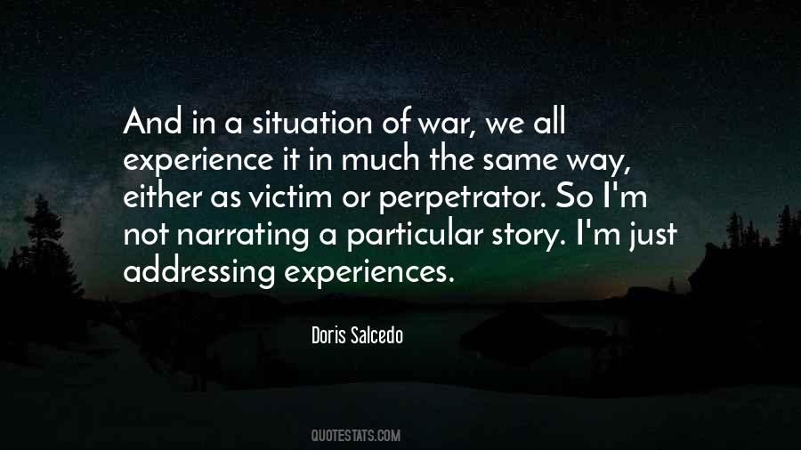 Victim Of War Quotes #1232003
