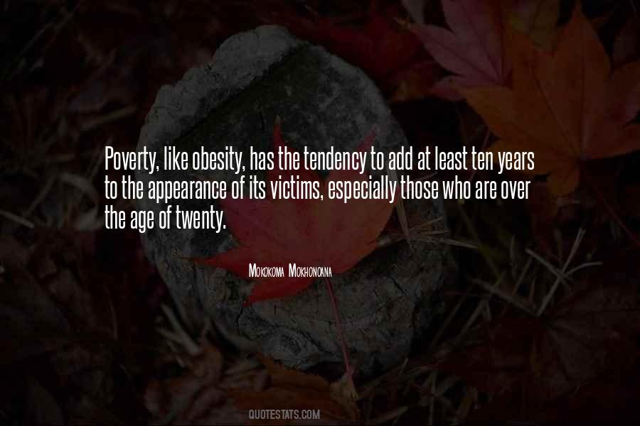 Victims Of Poverty Quotes #1705470