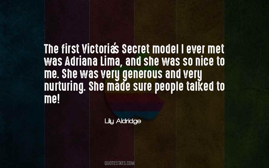 Victoria's Secret Model Quotes #75264