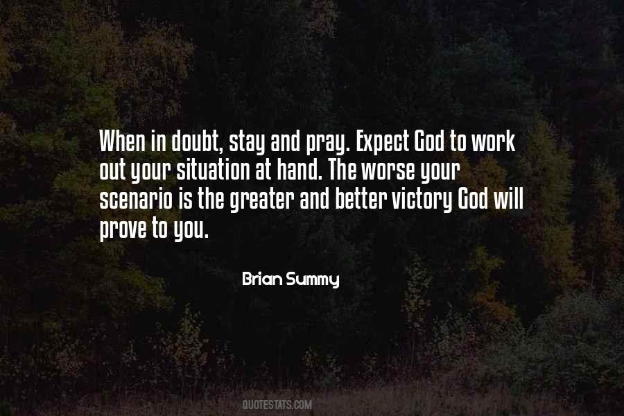 Victory God Quotes #136696
