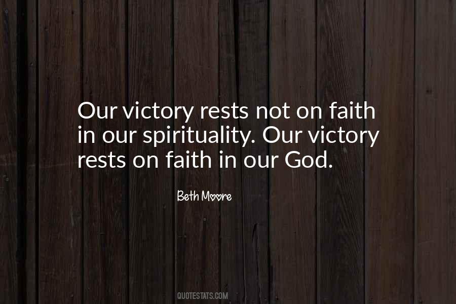 Victory God Quotes #450728