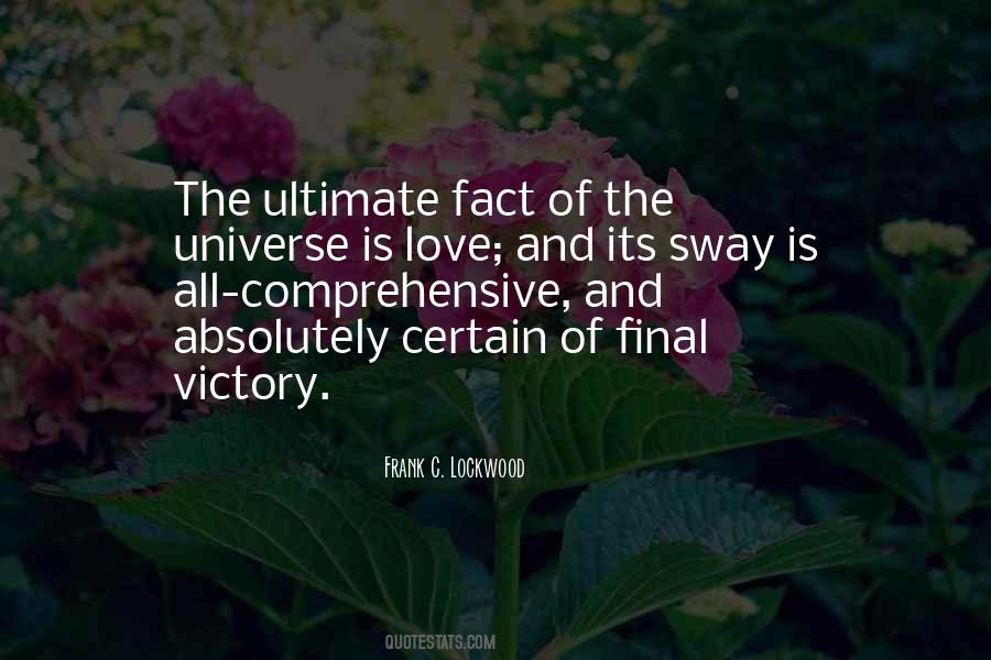Victory Is Certain Quotes #10725