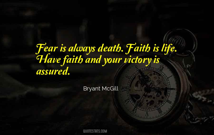 Victory Over Fear Quotes #675528