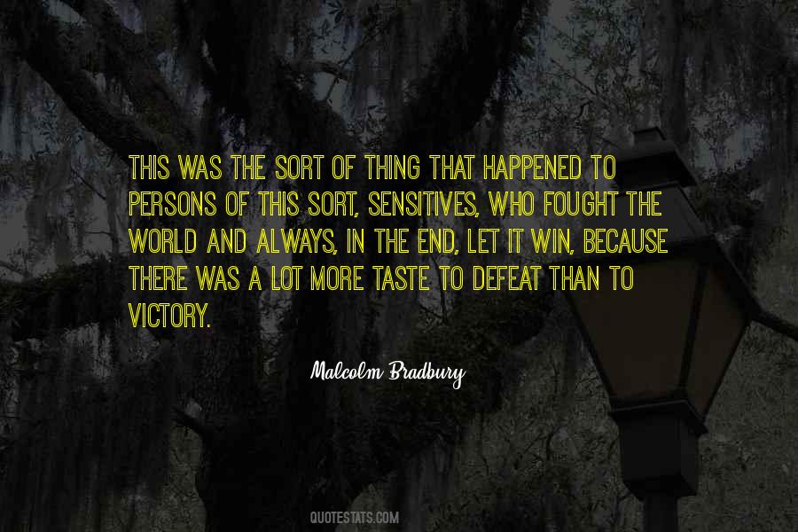 Victory Taste Quotes #703929