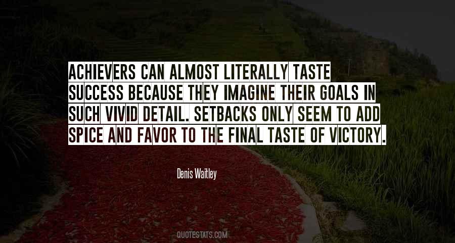Victory Taste Quotes #762164