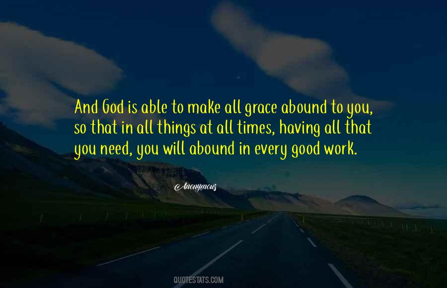 Quotes About God Is Able #1101481