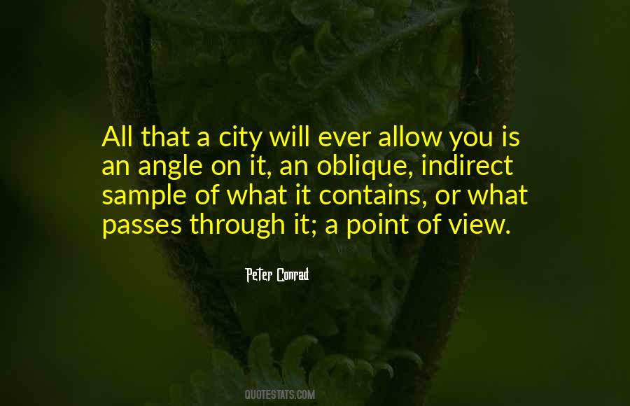 View Of The City Quotes #974554