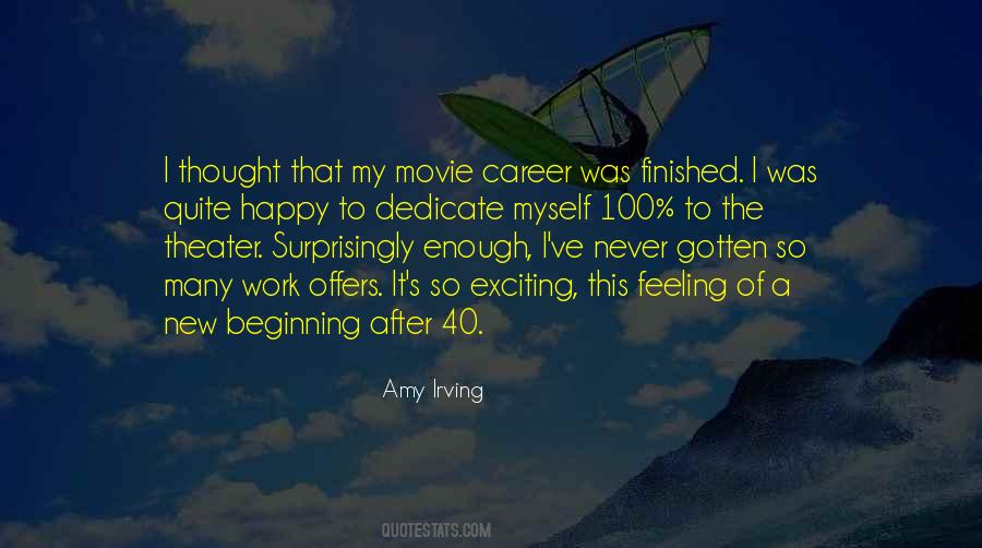Quotes About A New Career #1088315