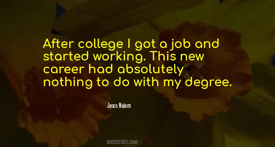 Quotes About A New Career #123251