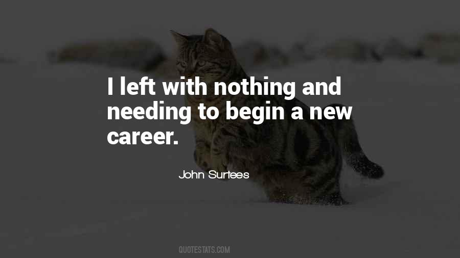 Quotes About A New Career #923162