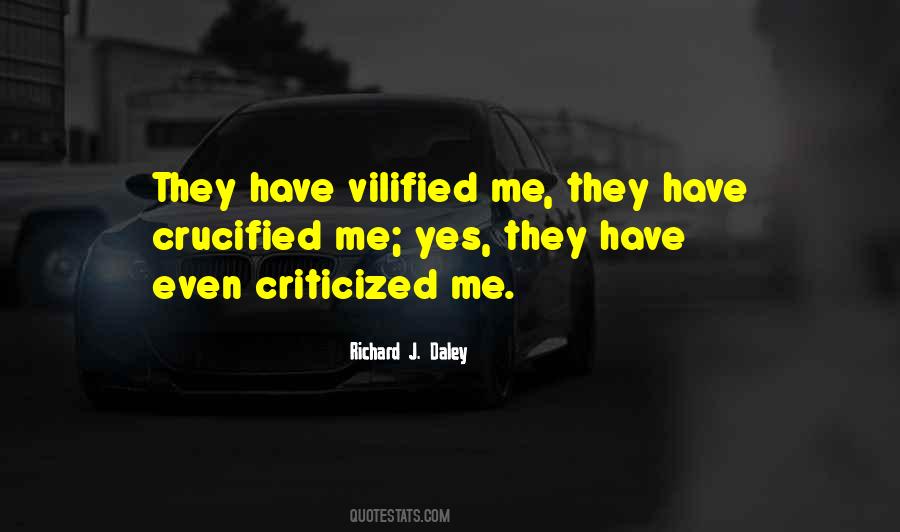 Vilified Quotes #1289056