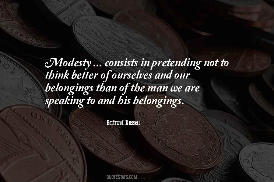 Quotes About Modesty #1029620