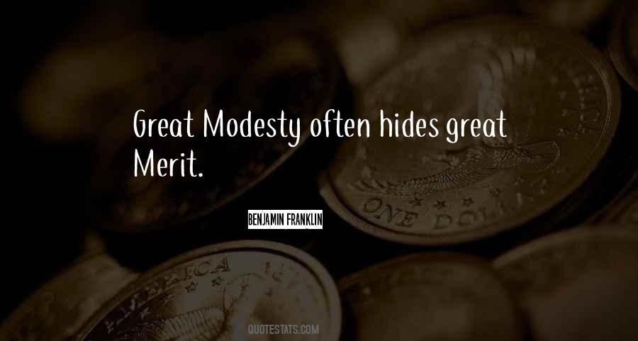 Quotes About Modesty #1208366