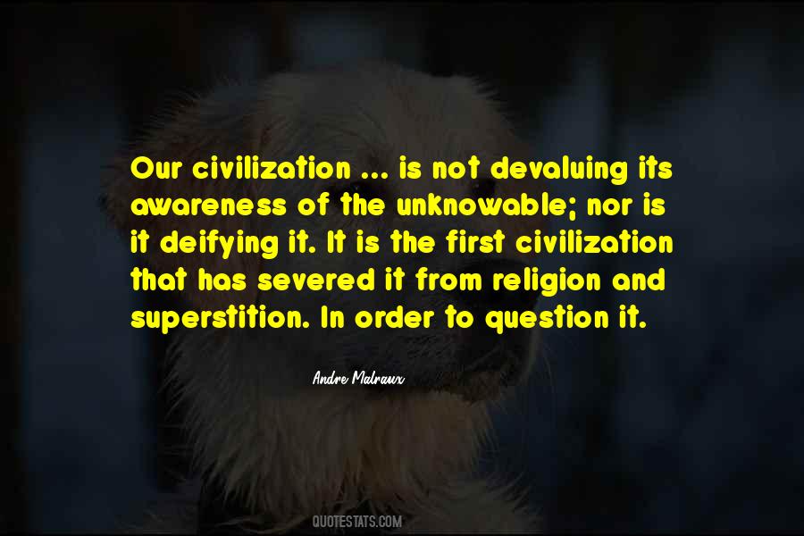 Quotes About Order And Civilization #138498