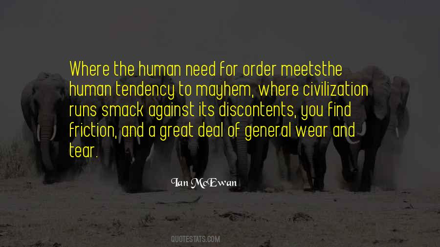 Quotes About Order And Civilization #155212