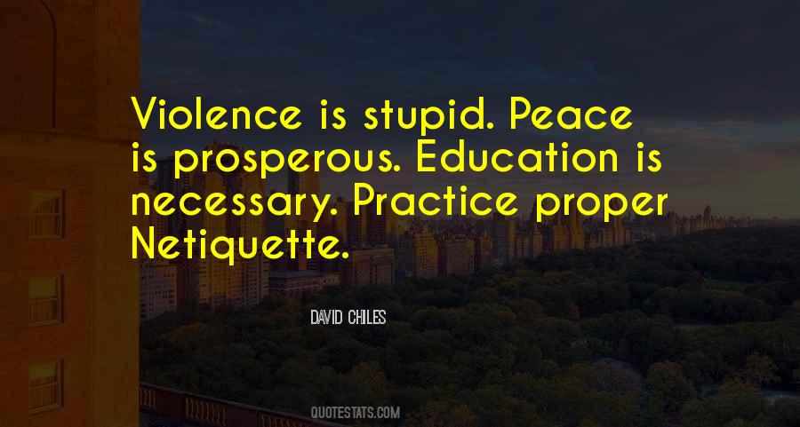 Violence Is Not Necessary Quotes #1490866