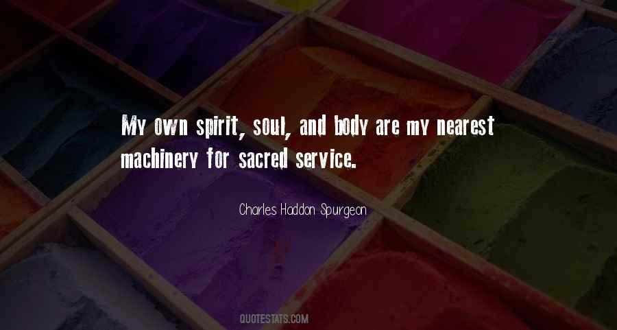 Quotes About Body And Spirit #14187
