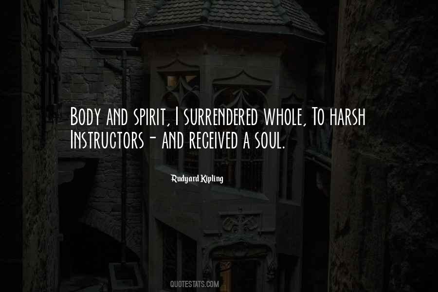 Quotes About Body And Spirit #799687