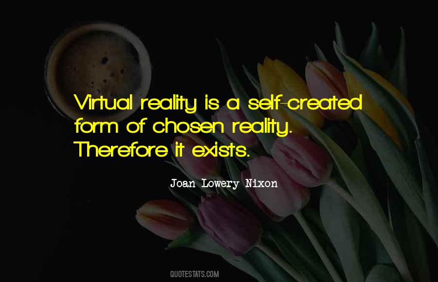 Virtual Vs Reality Quotes #60234
