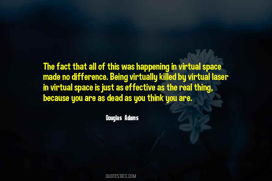 Virtual Vs Reality Quotes #70648