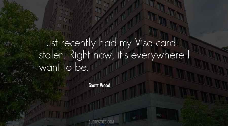 Visa Card Quotes #1564963