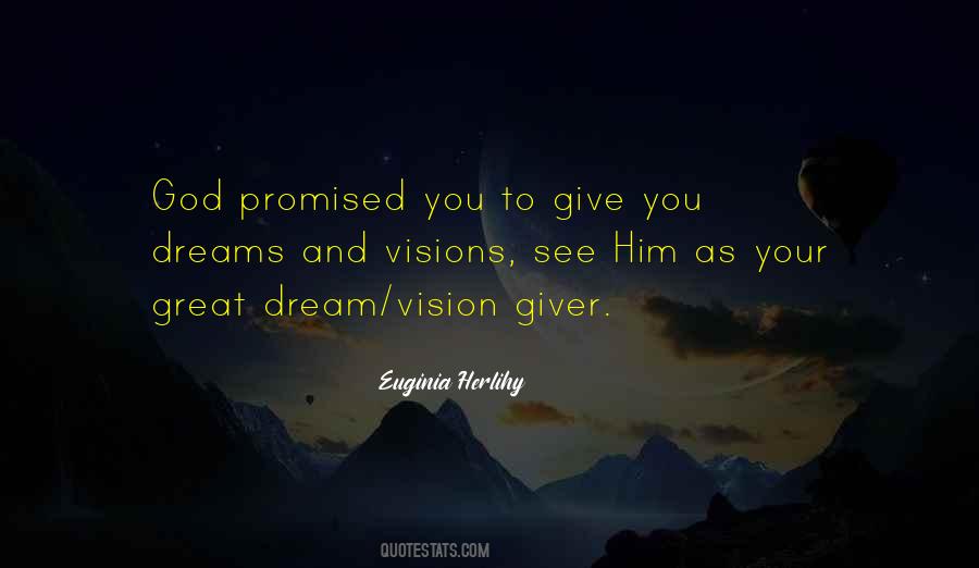 Vision God Quotes #162640