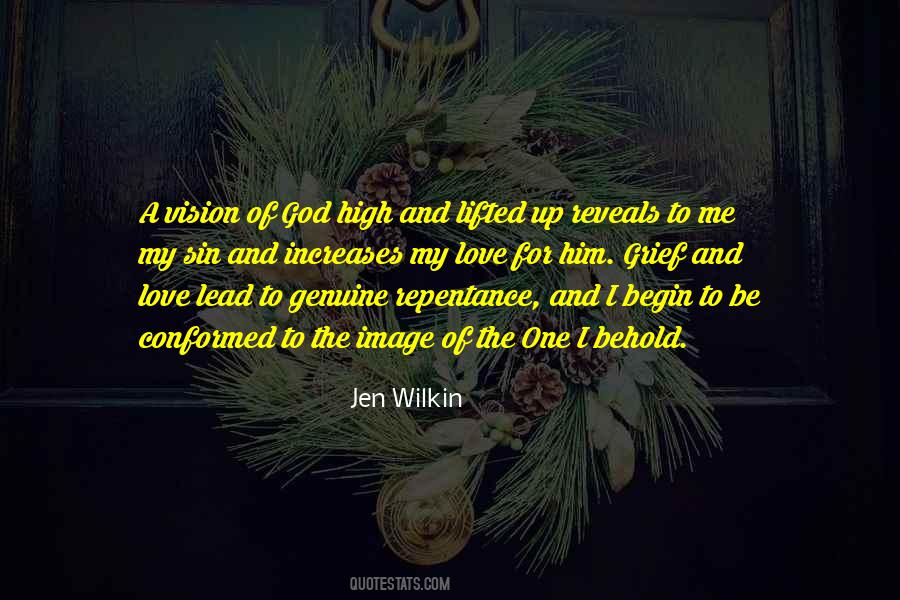 Vision Of God Quotes #1079430