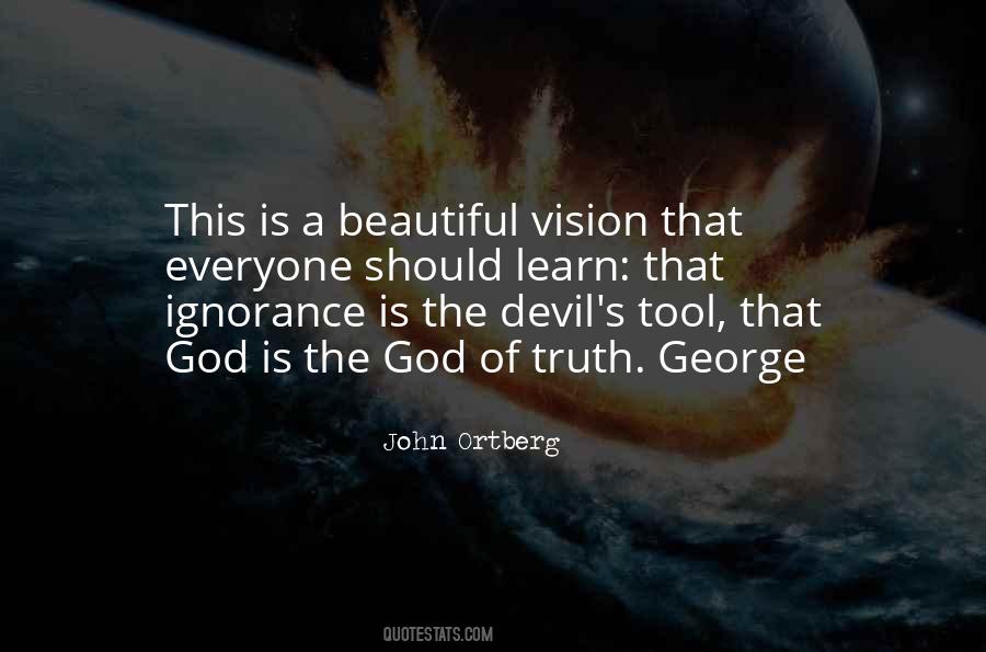 Vision Of God Quotes #583917