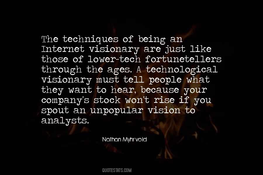 Vision Visionary Quotes #1452275