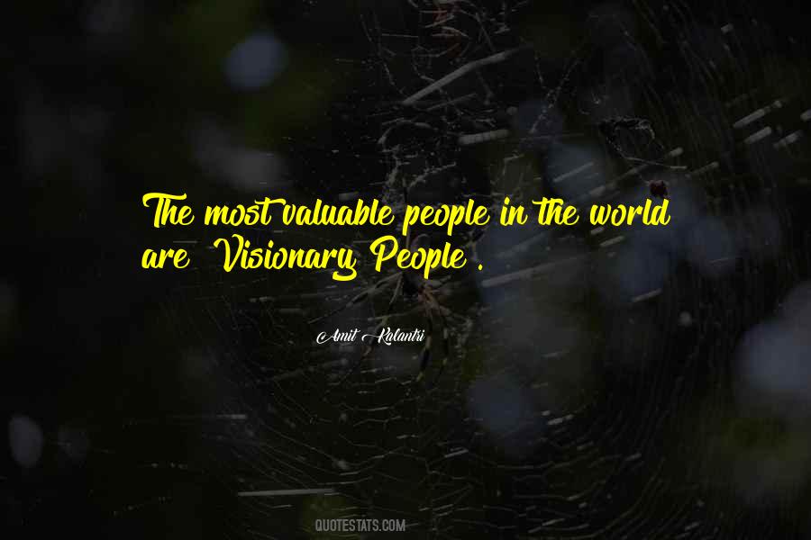 Vision Visionary Quotes #1768426