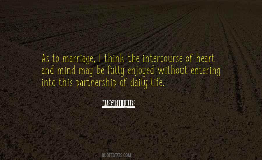 Quotes About Life Partnership #1334758