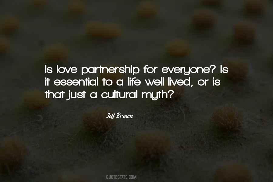 Quotes About Life Partnership #1340215